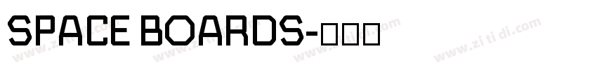 SPACE BOARDS字体转换